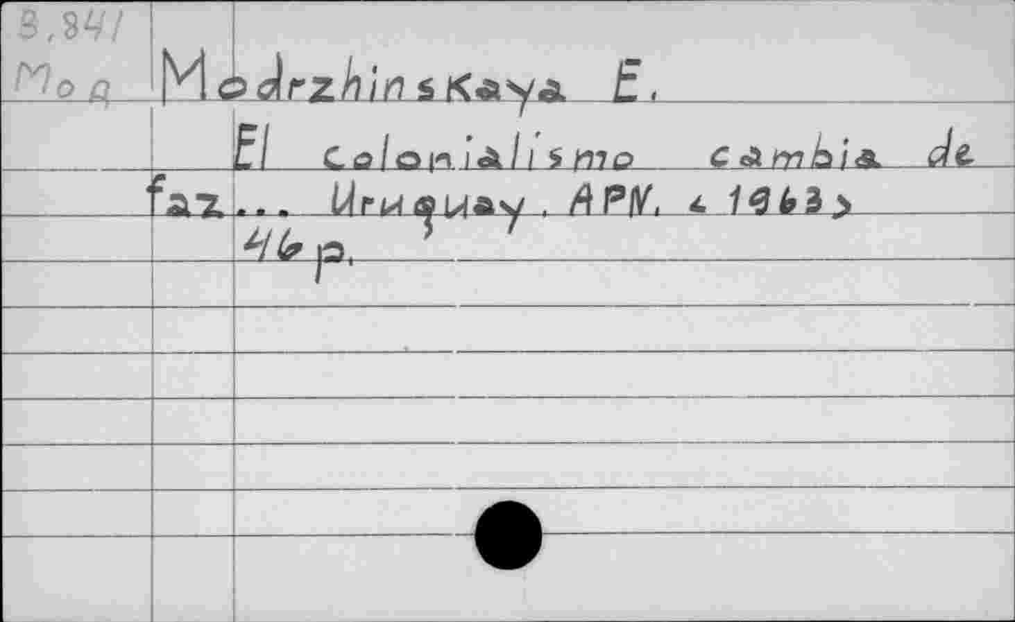 ﻿3,84/ ^0 Q	Mc	5 Jrzhin à Käyä EJ
		El Co/о|n j А/1 $ И7о С mbi&		
	’37	... /Лгилцлу . ЯР/V, 4 Ï363>
		p, 1
		Г'
		
		
		
		
		
		